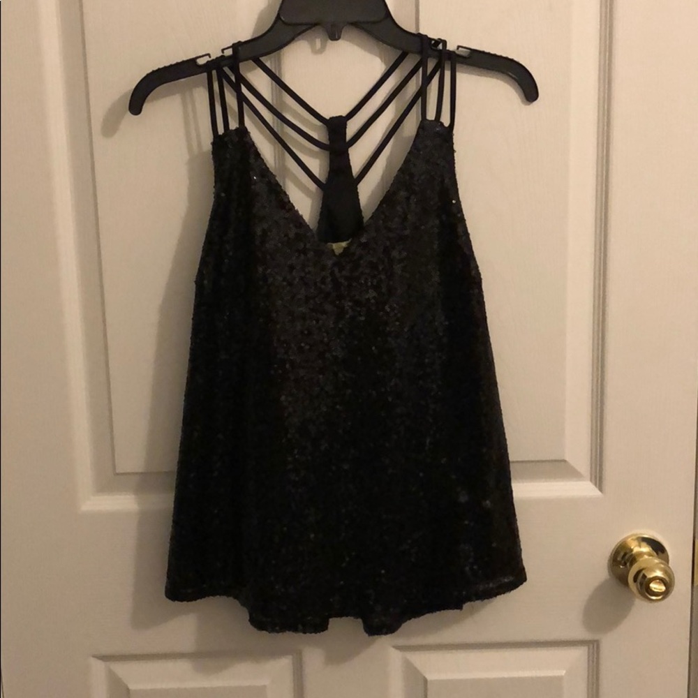 Sequin tank top